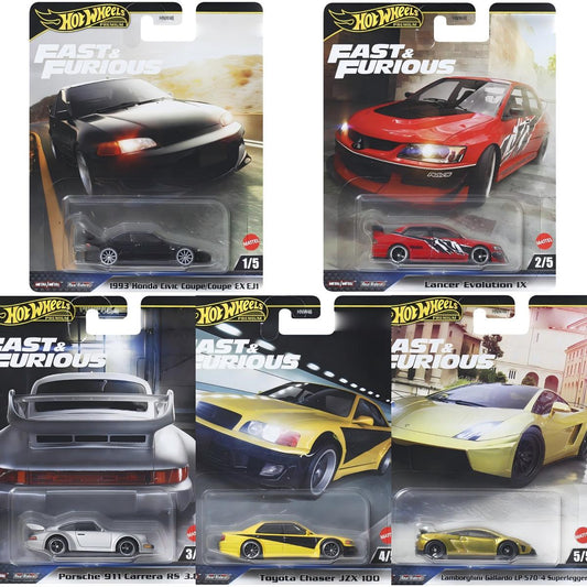 Hot wheels Fast&Furious Premium HNW46-9C6M-5PCS