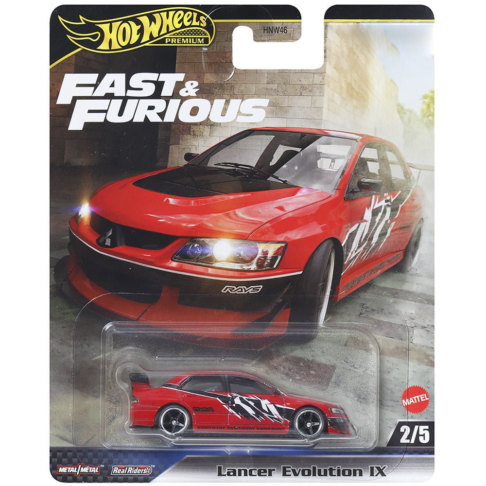 Hot wheels Fast&Furious Premium HNW46-9C6M-5PCS