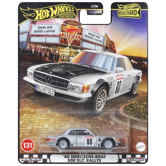 Hot wheels Boulevard 80 Mercedes-Benz 500 SLC Rallye GJT68-131-HRT63